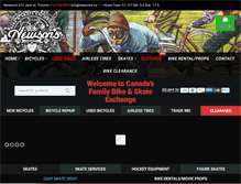 Tablet Screenshot of newsons.ca